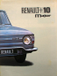 Preview: Renault 10 Modelprogram 1966 Carbrochure (2471)